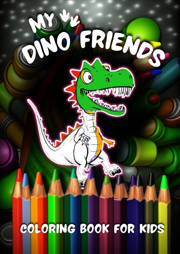 Dinosaur coloring book